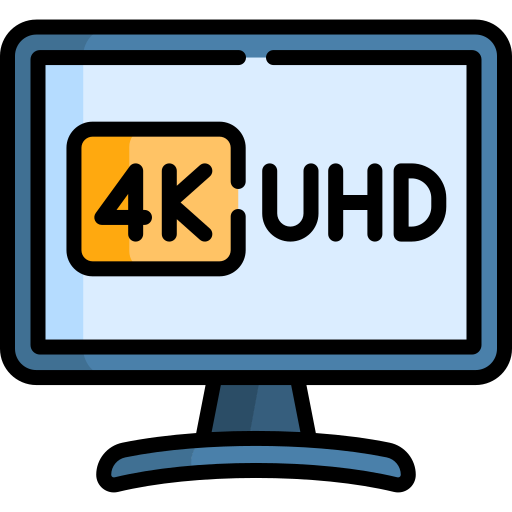 Transmisión en HD y 4K
