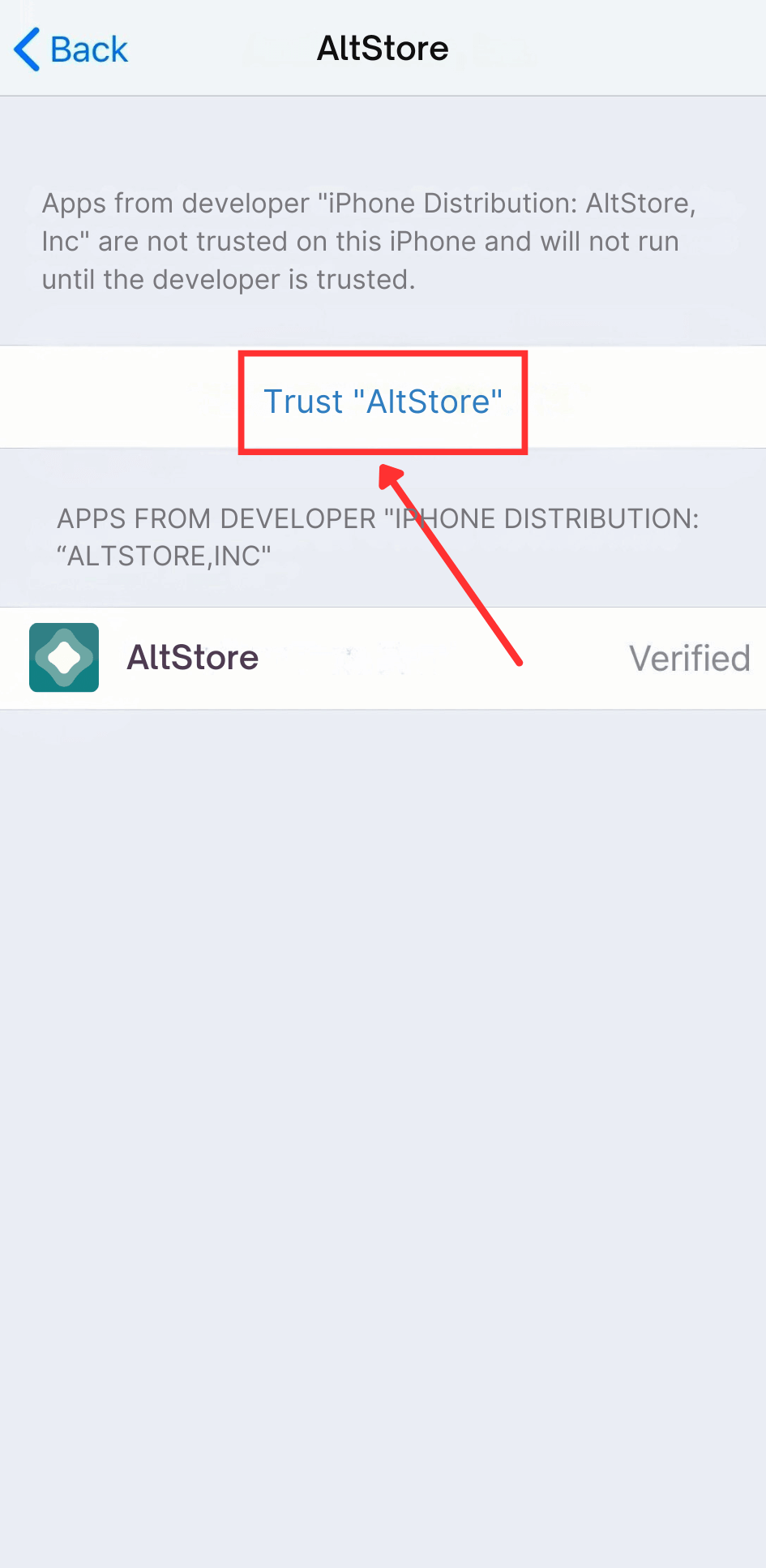 Certificado desarrollador de confianza