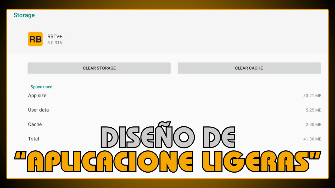 Diseño de aplicaciones ligeras