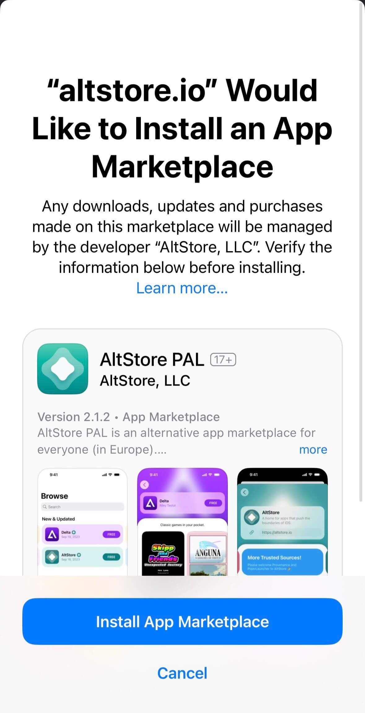 Instalar AltStore en iPhone