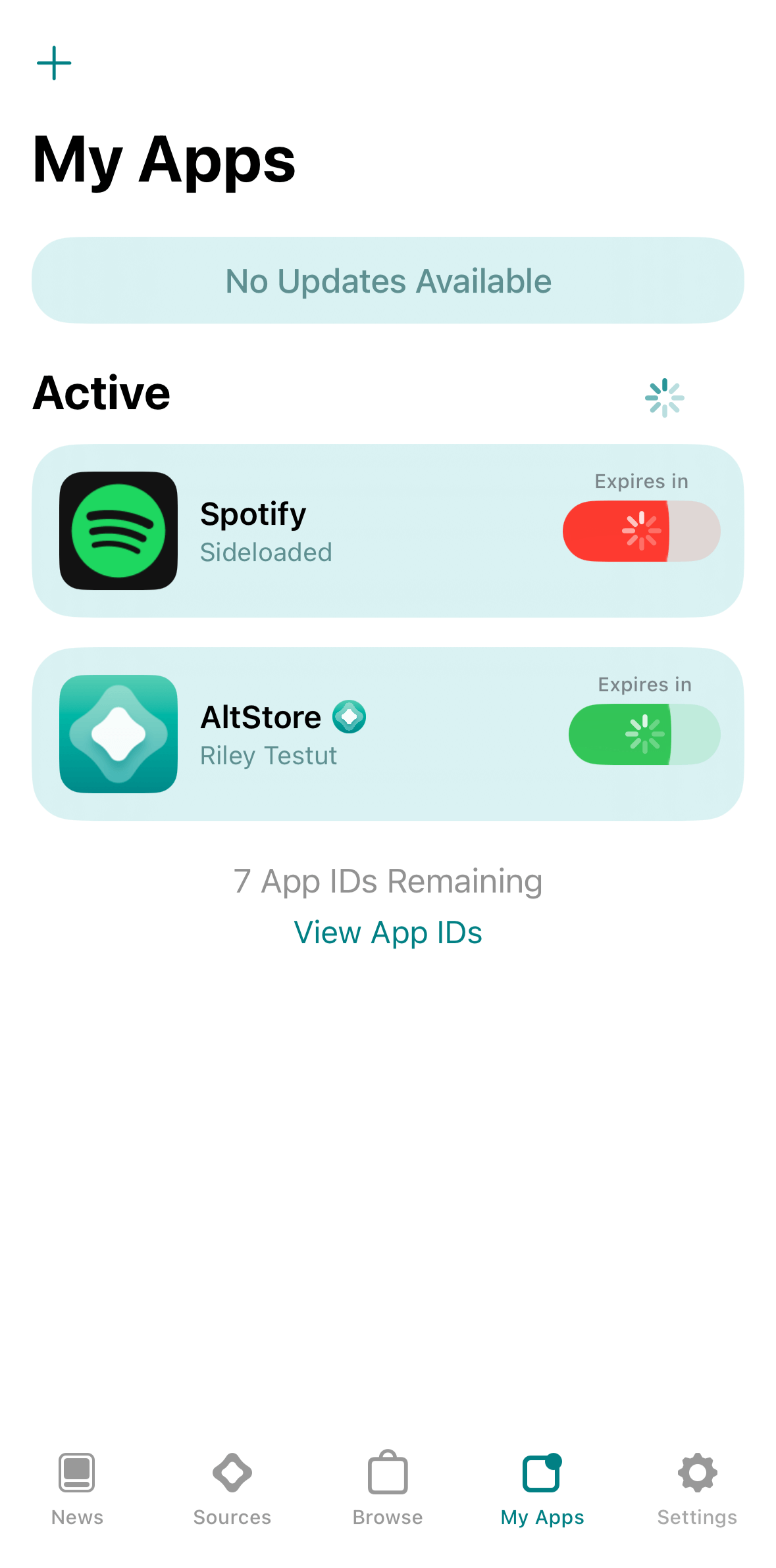 Actualizar aplicación semanalmente