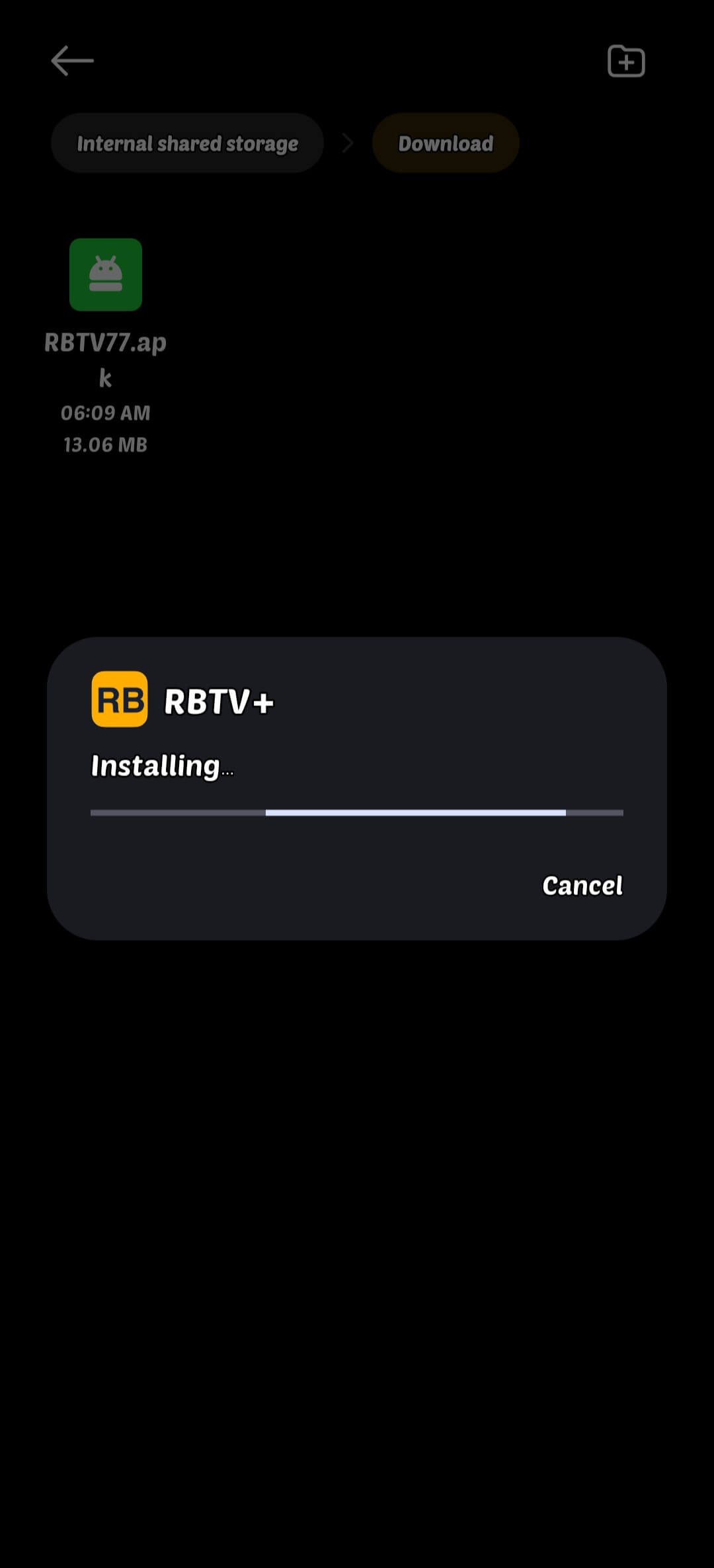 Instalar archivo APK
