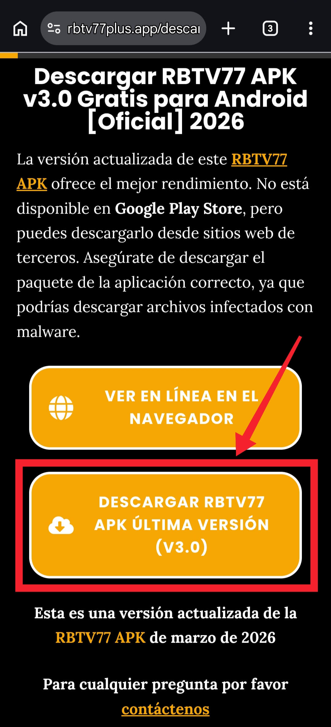 Descargar RBTV77 APK