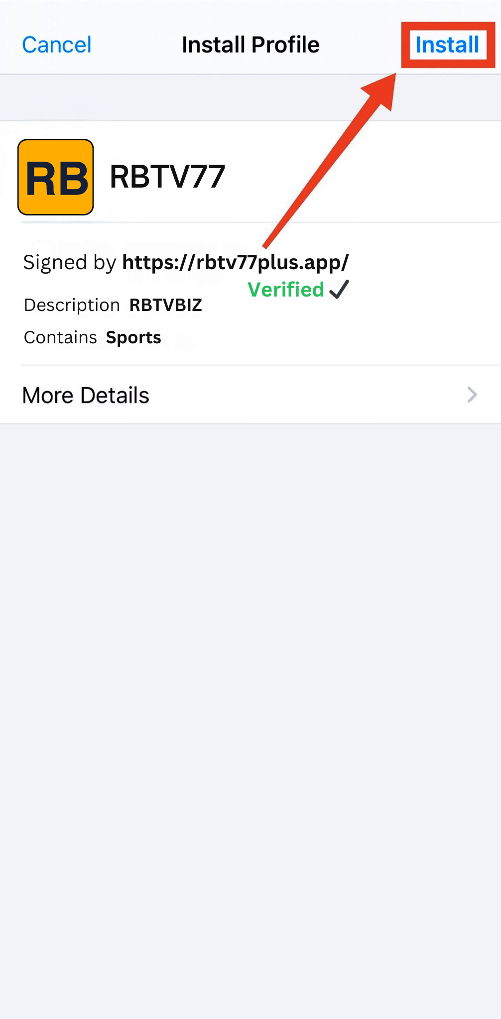 Instalar aplicación