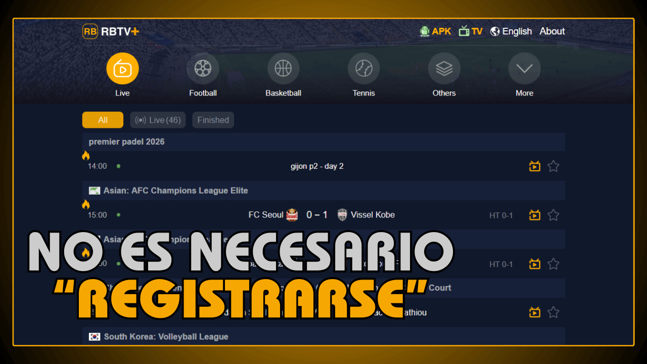 No es necesario Registrarse