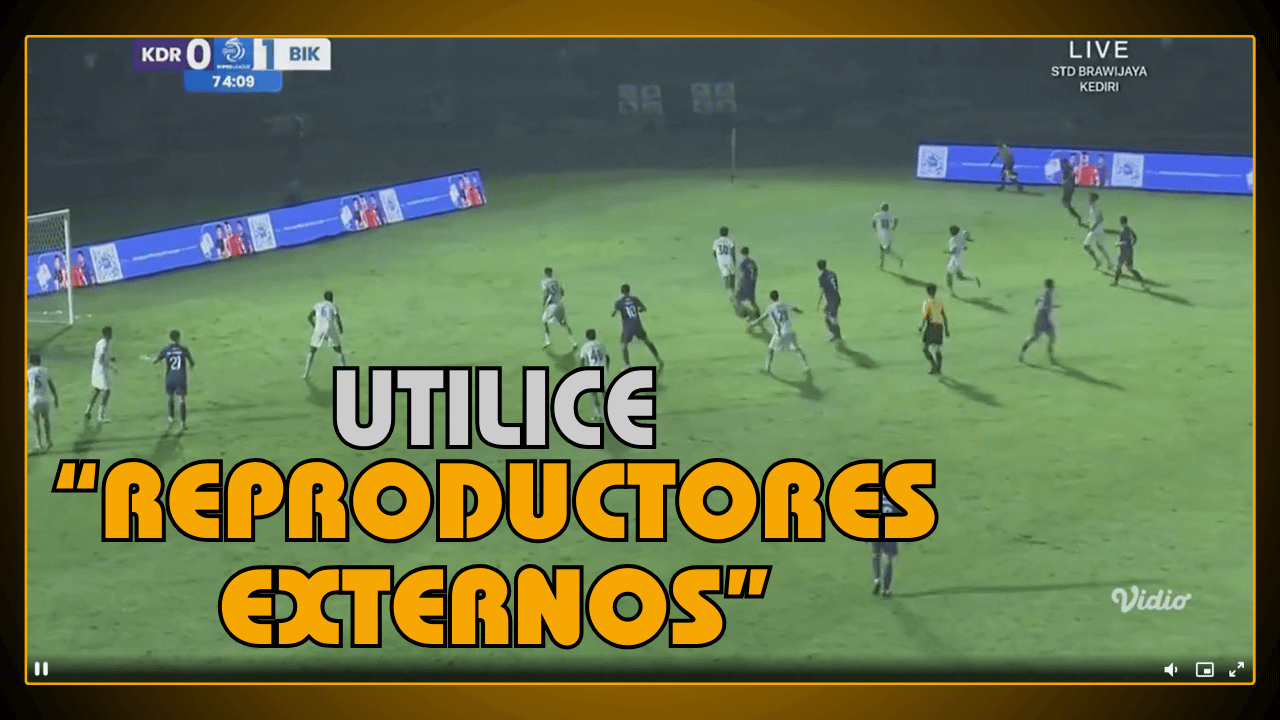 Utilice reproductores externos