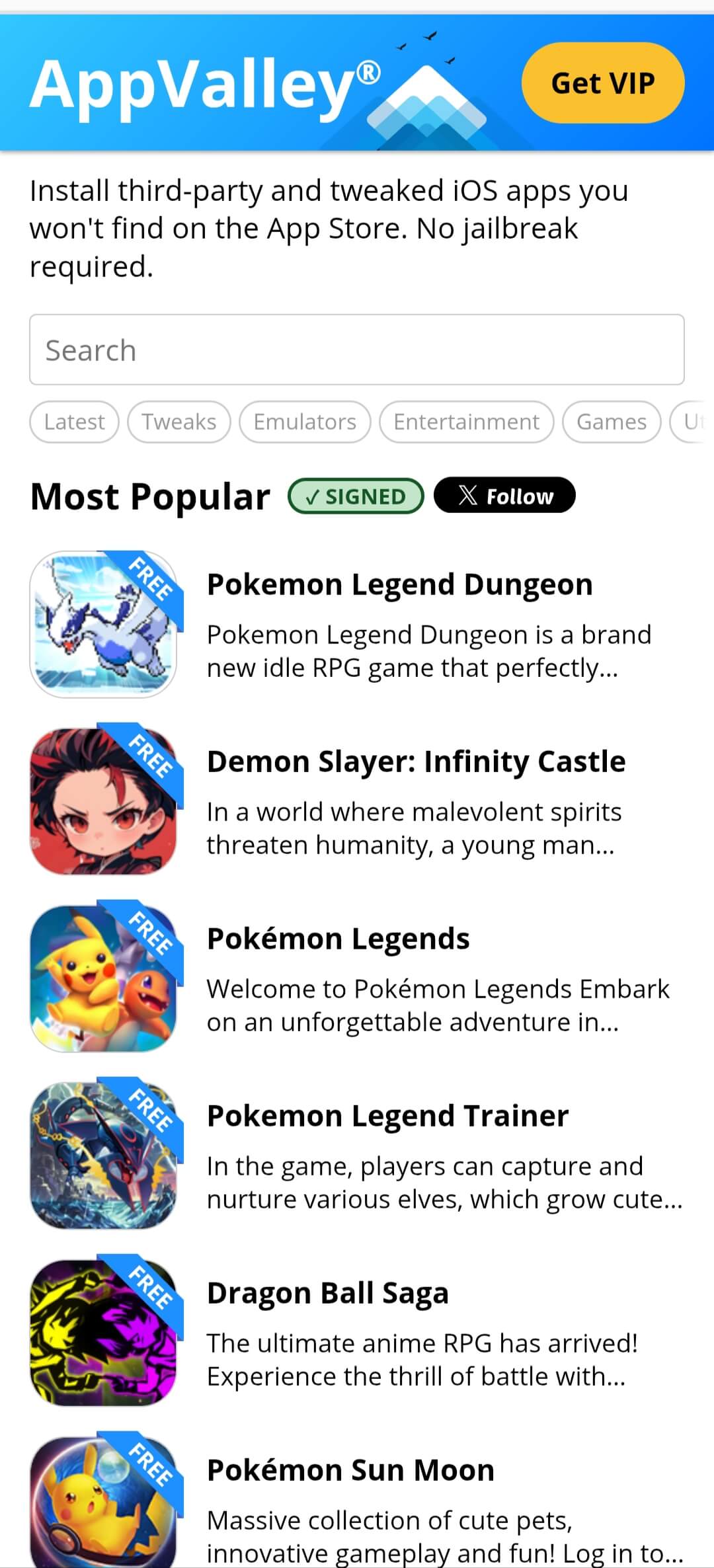 Utilice instalador de confianza