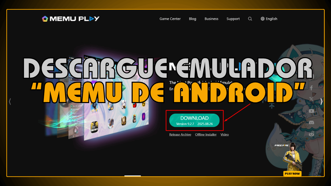 Descargue el emulador MEmu de Android